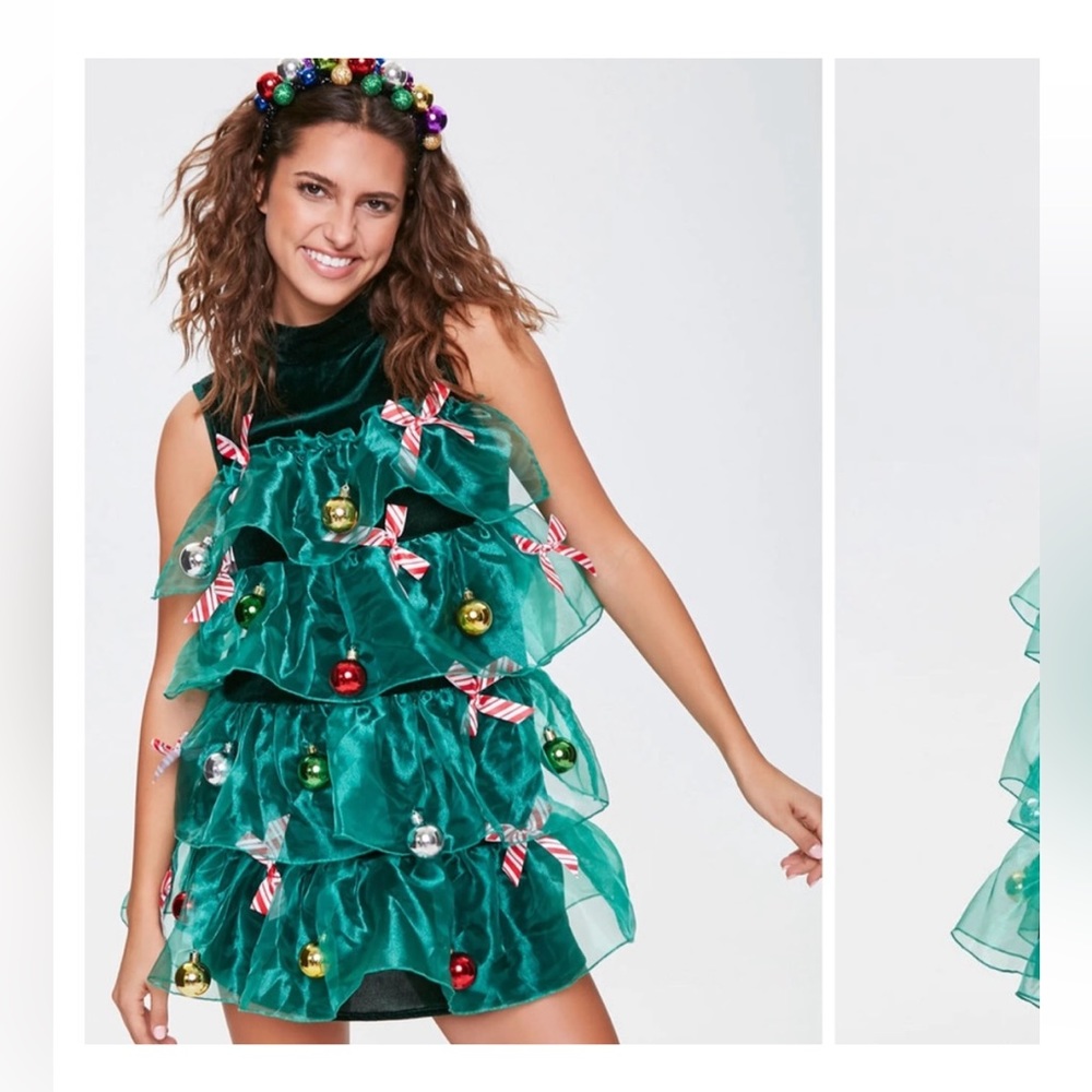 Forever 21 Christmas tree dress! New with tags size medium!
